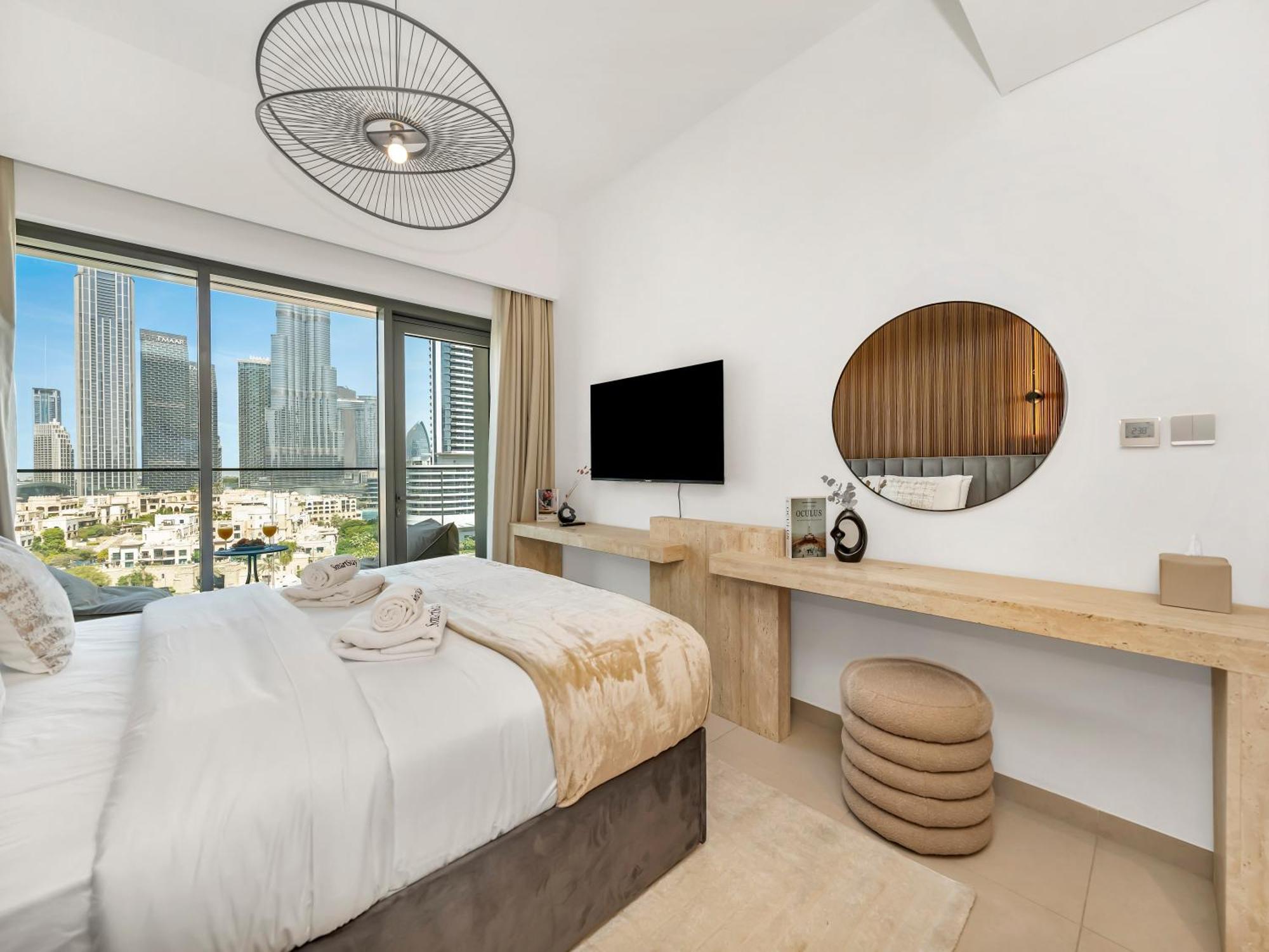 Smartstay At Burj Royale - Full Burj Khalifa View - Brand New Luxury Apartments Dubaj Zewnętrze zdjęcie